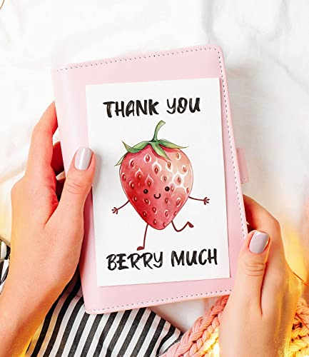 40 Funny Thank You Cards Wtih Envelopes & Stickers,Pun Greeting Note Cards 4 X 6 In,Bulk Boxed Set Assortment Blank Notecards Card Great For Employee Teachers Friends Business Coworker Gratitude Appreciation #TOP1