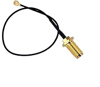 Vista 3 de Antena WiFi 2.4G 3DBI antenas de ganancia con cable de 6.3 in U.FL a SMA hembra para Arduino CC3000 ESP8266 (1)