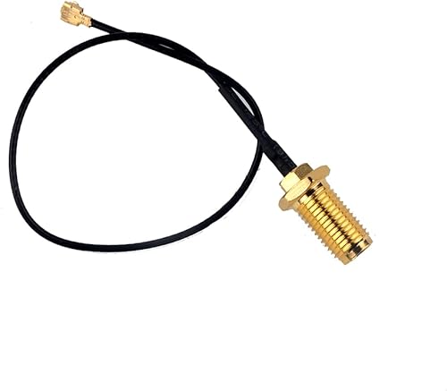 Miniatura 3 de Antena WiFi 2.4G 3DBI con cable U.FL a SMA hembra para Arduino CC3000 ESP8266 (3)