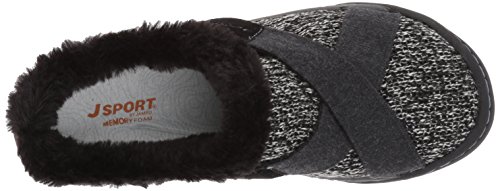 JSport by Jambu Women's Graham Mule, Black, 8 M US