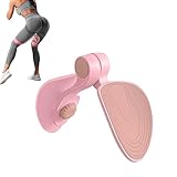 Oberschenkeltrainer Beckenbodentrainer Beintrainer, Beintrainer für Zuhause Beine Trainingsgerät für Zuhause Damen, Trimmer-Innenschenkel, Arm-Bein-Trainer, Sport-Schlankheitstraining (Rosa)