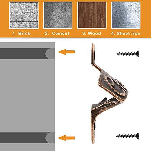 Dukclyn Diy Cheers Beer Bottle Opener, Vintage Rustic Beer Opener Wall Mounted, Unique Cool Gifts For Men, Dad, Husband, Boyfriends, Beer Lovers In Bars, Man Cave, Hotels, Homes. Copper, 4Pcs #TOP5