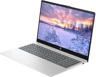 HP 15.6" Touchscreen Business Laptop, 32GB RAM 1.5TB Storage (1TB SSD+512GB Docking Station Set), 6-Cores Intel Core i3, Windows 11, PLUSERA Earphones, Silver