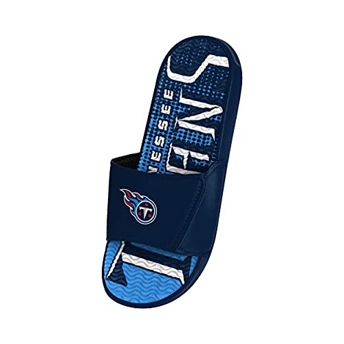 FOCO Tennessee Titans NFL Mens Gradient Wordmark Gel Slide - M3