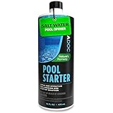 AquaDoc Saltwater Pool Starter Enzyme Treatment - 16 oz Treats up to 15,000 Gallons - Saltwater Pool Opening...