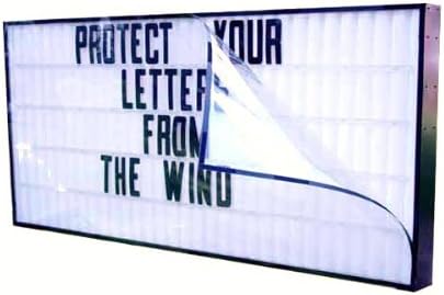 Wind Protector / Letter Guard for 40” x 96” OSA Changeable Letter Signs