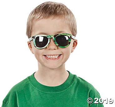 Fun Express Camouflage Army Sunglasses - 12 Pieces - Image 2