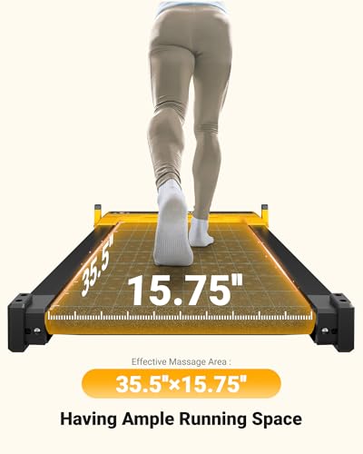THERUN Dual-Sided Walking Pad Treadmill with Incline, Easy-Flip 2-in-1 for Walking & Foot Massage, 330 LBS, Ultra-Quiet Under Desk Machine with Remote & LED Display for Home & Office Use - image 4