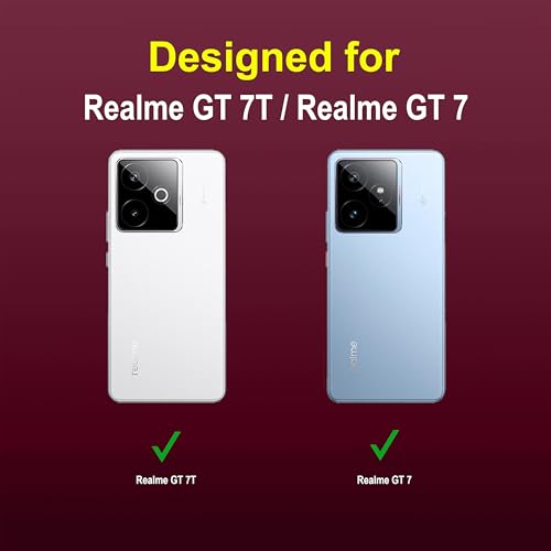 Image of amazon basics Back Case Cover for Realme GT 7T | Compatible for Realme GT 7T Back Cover | Liquid Silicon Magic Case with Camera Protection | Plum