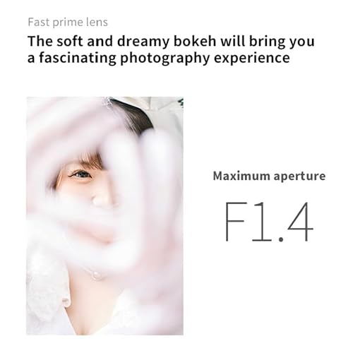 7artisans Objetivo de cámara APS-C MF de 35 mm F1.4 compatible con Fuji X XA XM X-H1 X-T1 X-T10 X-T2 X-T20 X-T3 X-T4 X-T100 X-T200 X-T30 X- PR0 XE XS10 y más (negro)