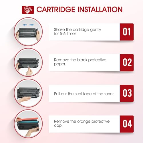 Image of 057H Black High Yield Toner Cartridge 057 MF445Dw MF455Dw 4-Pack