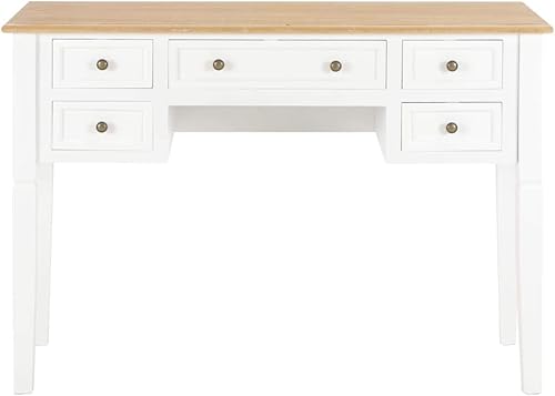 Miniatura 4 de Escritorio para computadora, escritorio de oficina, escritorio de estudio con cajones, adecuado para apartamentos, estudios, dormitorios, salas de