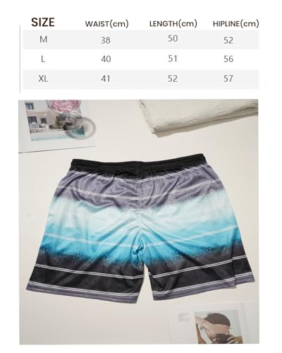 Men's Summer Swim Trunk, Casual and Comfortable Beach Short, Suitable for Fitness Running wear3