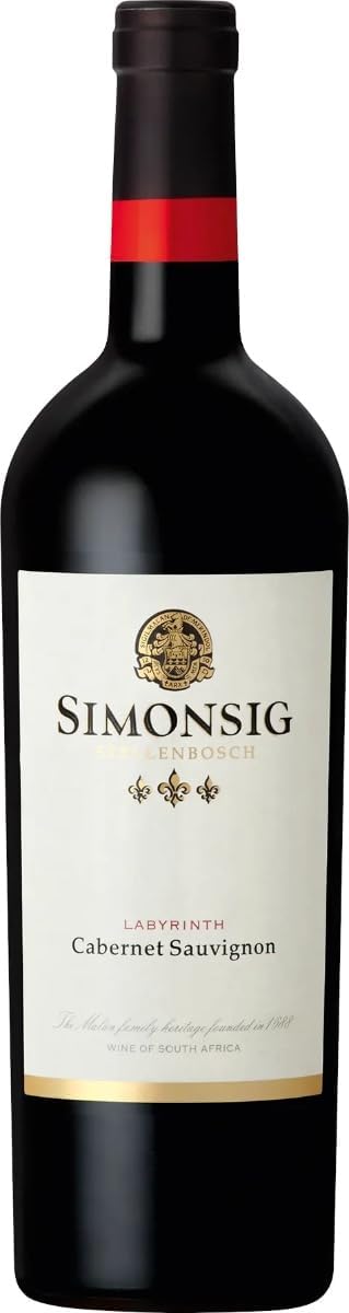 Simonsig Labyrinth Cabernet Sauvignon, South African Red Wine, 750ml