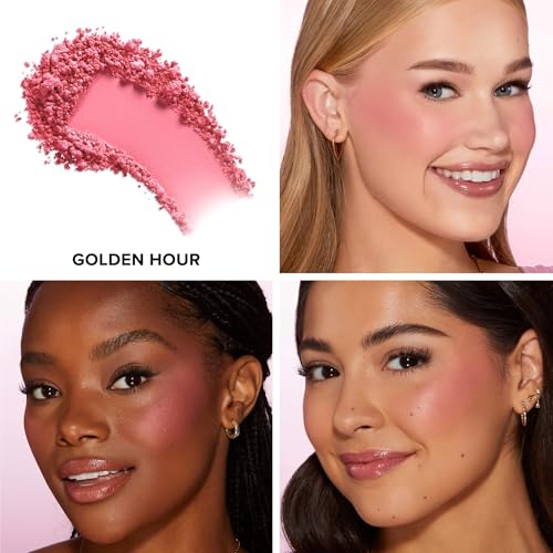 Too Faced Cloud Crush Blurring Blush | Velvety, Blendable, High Pigment Powder Blush for Cheeks, 0.17 Ounce, Golden Hour