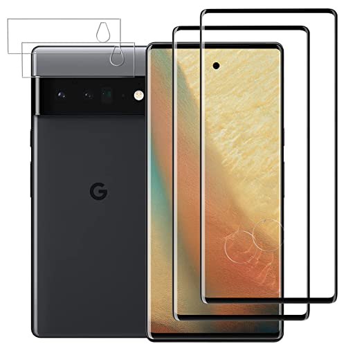 WISMURHI Protector de Pantalla Google Pixel 6 Pro Cristal Templado Completa [Caso Amistoso][De Punta a Punta][Sin Burbujas][ Anti-Scratch][Sensible al Tacto][Ultra HD] 1 Cover