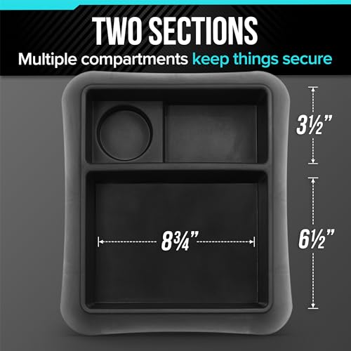 Moblorg Heavy Duty Storage Organizer for Vehicle Trunk, Garage, Under Sink Organizer, Recycled Plastic, Made in USA (Black) by Moblorg - Image 5