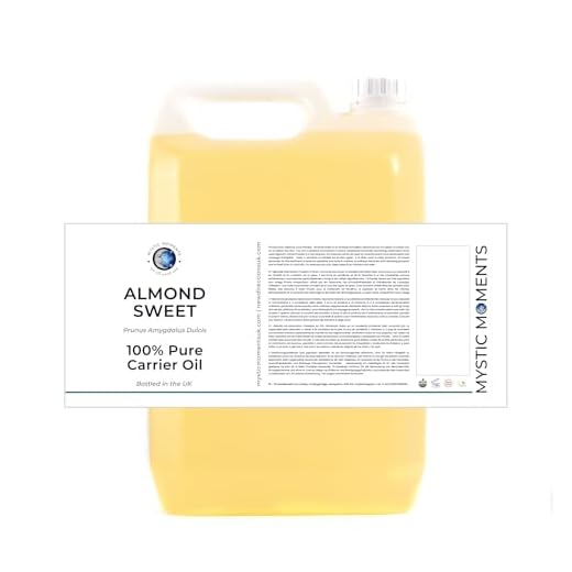 Mystic Moments Huile Végétale d'Amande Douce - 5 Litre - 100% Pure