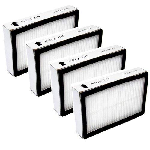 HQRP Exhaust Filter 4-Pack compatible with Panasonic AC38KDDJZ000 AC38KAXVZ000 replacement for MC-UG32 MC-UL425 MC-UL427 MC-UL815 MC-V750 MC-V7521 MC-V7522 MC-V7531 MC-V7571 Vac Vacuum Cleaner