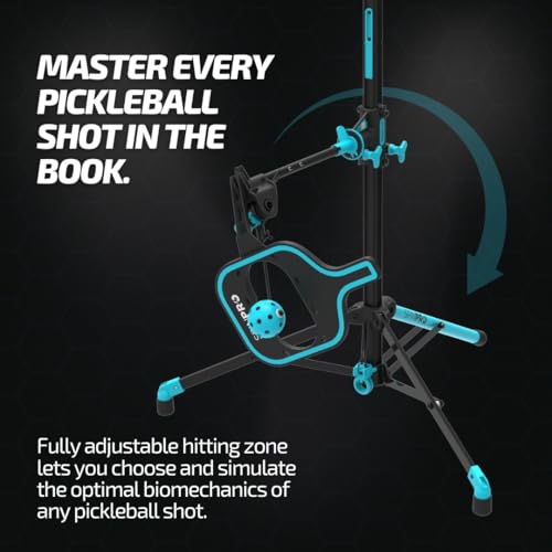 SpinPro for Pickleball - Pickleball Trainer | Training Aid for Learning Topspin, Slice, Sidespin | Improve Your Game Rapidly | at-Home, Indoor or Outdoor