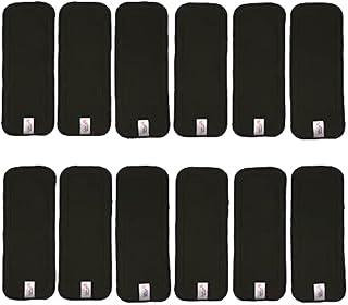 Littles and Bloomz 12 Microfibre Reusable Nappy Insert Cloth Diaper Booster, MF12