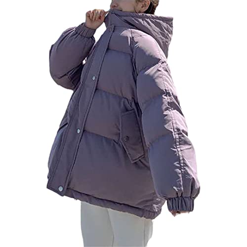 Veste d'hiver en coton pour femme parka chaude beige idéale pour vos sorties en ville