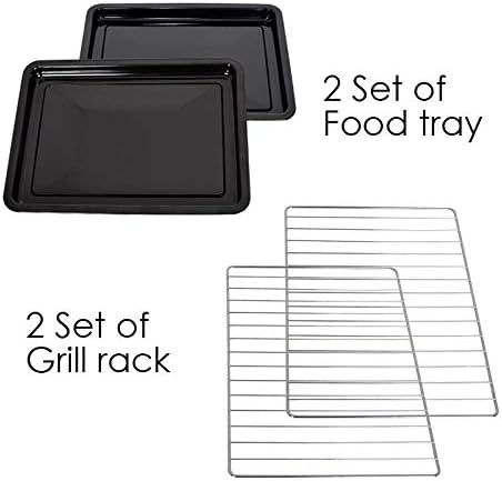 PowerPac PPT45 Oven dimensions diagram