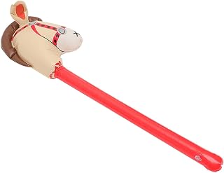 STOBOK Children's Sensory Training Animal Stick Boys Gift Mini Toy Inflatable Toys for Cheering Supplies Small Horse's Head Stick Inflatable Horse's Heads Stick Child PVC Sports