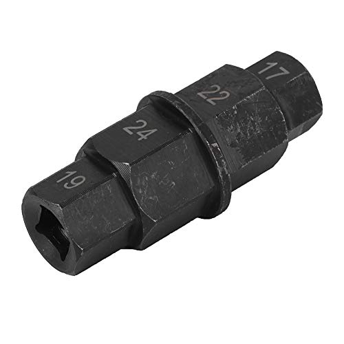 Image of Akozon Tire Wrench Tool, Motorcycle Universal Tire Removal Socket Driver Wrench Set Fit For 17mm 19mm 22mm 24mm Front Axle