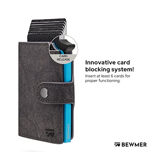 BEWMER 2 Shielded Credit Card Wallet for Men & Women | Anti-Cloning Protection Slim Rfid Wallet For Men | Credit Card Holder Minimalist Mens Wallet with Money Clip & Coin Holder2