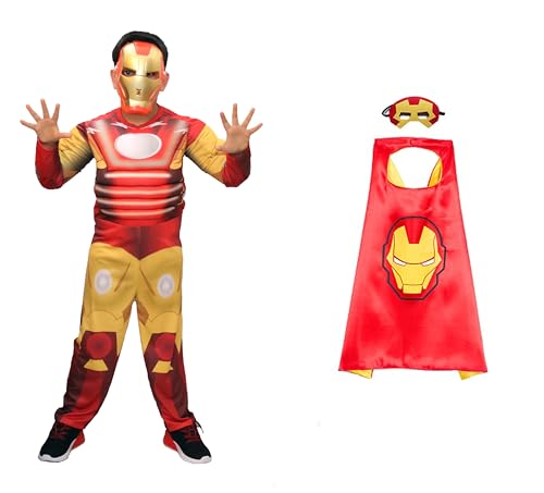 Image of Kaku Fancy Dresses Superhero Costume for Kids - Fancy Dress Outfit for Birthday, Halloween, Role Play