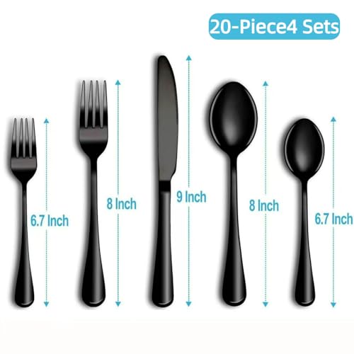 Set Cuchillos Cocina 20 Piezas Acero Inox miniatura 2
