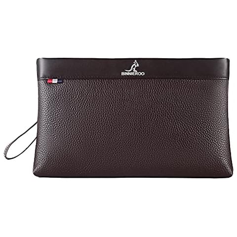 Leathario Bolso de Mano para Hombre en Piel Auténtica Cover