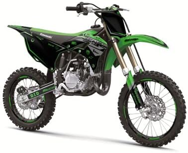 2022-2025 KX 112 Binary Green Senge Graphics Complete Kit with Rider I.D. Compatible with Kawasaki