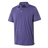 Golf Shirts for Men Dry Fit Moisture Wicking Casual Sport Short Sleeve Mens Golf Polo Shirts