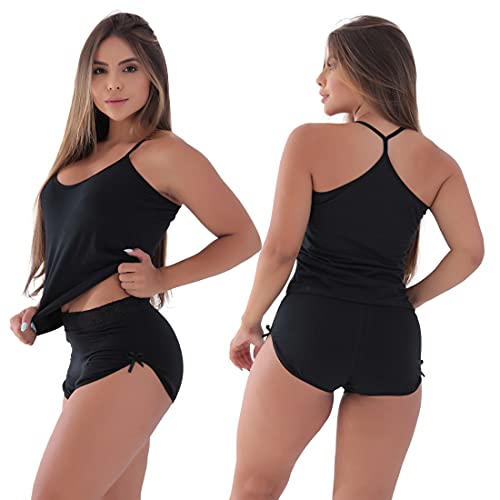 Baby Doll Paris Kit 3 Algodão Liso