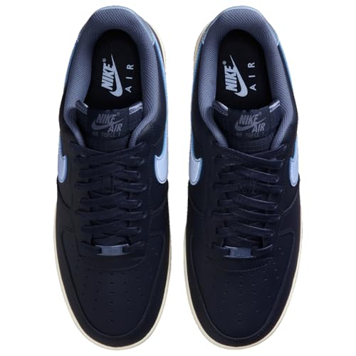 Nike Nike Air Force 1 07 - Men's (Light Armory Blue/Obsidian/Diffused Blue) Size 14