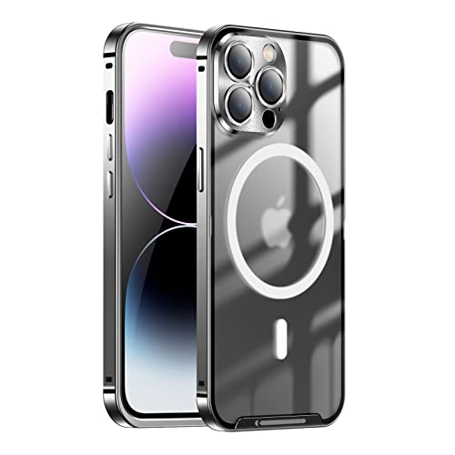 Coque iPhone 14 Pro Max compatible MagSafe en polycarbonate mat