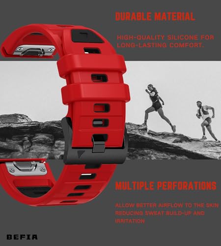 Image of 22mm Watch Band for Garmin fenix 8 47mm 5 6 fenix 7 sapphire solar band Quick Fit 22 Watch Bands for Garmin Watch Forerunner 965 955 epix gen 2 47mm Strap Comfort for Men Women