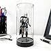 Protech CC-5 Round Storage / Display Acrylic Action Figure Display Case with Black Base, 2.25