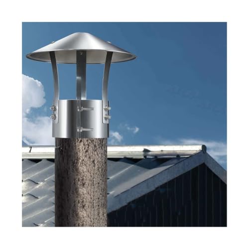 Chapeau de cheminée inox durable pour conduit de 190mm