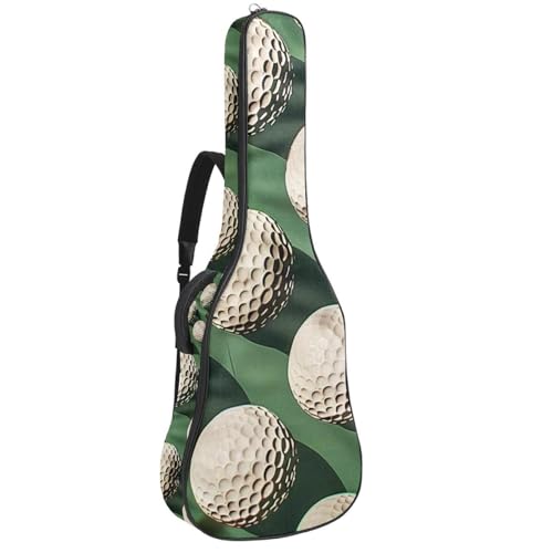Sac à dos guitare acoustique étanche motif golf pour cours et répétitions