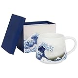 Matériau : tasse en céramique. Fabriqué en argile de porcelaine de haute qualité à haute température. Contrairement aux tasses en acier inoxydable, nos tasses en céramique gardent votre boisson pure et exempte d'odeurs résiduelles. Vous n'avez pas à vous soucier du goût métallique désagréable dans votre bouche.