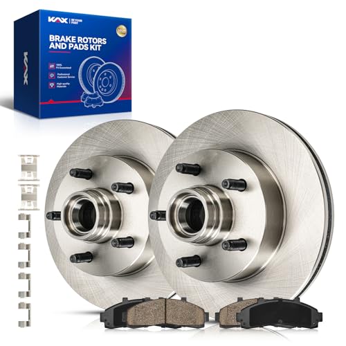 Image of KAX Front Brake Kit, OE Brake Rotors and Ceramic Brake Pads | Fits Ford Ranger 1998-2002, Mazda B3000 2001-2002, Mazda B4000 1998-1999, Mazda B2300 2001-2002
