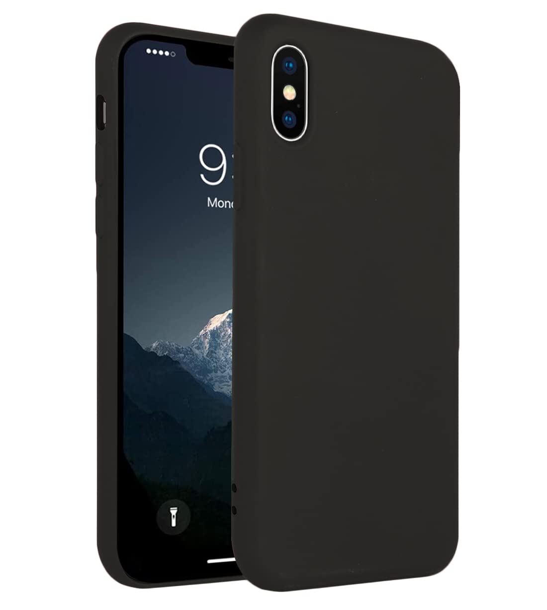 LOXXO® iPhone Xs max Cover Wireless Charging Support, Liquid Silicone Gel Rubber Shockproof Back Cover case Candy Phone Cases for iPhone Xs max (Black) (B0B368YMHZ) Amazon Price History, Amazon Price Tracker