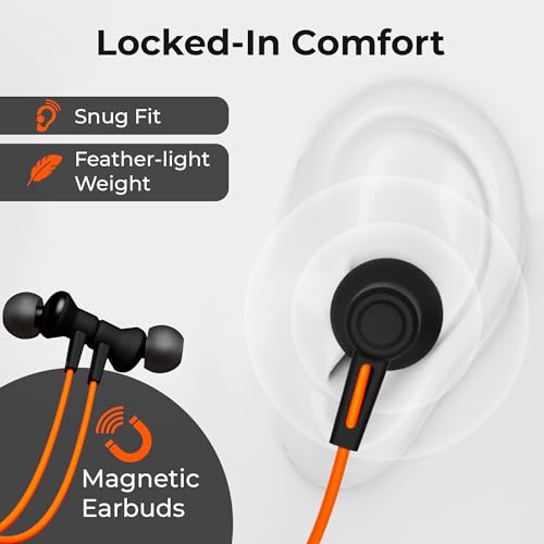 Image of Zing Type-C Wired Earphones with HD Mic, BassXpand Technology, 13mm Dynamic Drivers, IPX4 Water Resistant, Magnetic Earbuds, in-Line Controls, 1.2m Cable - Midnight Blaze