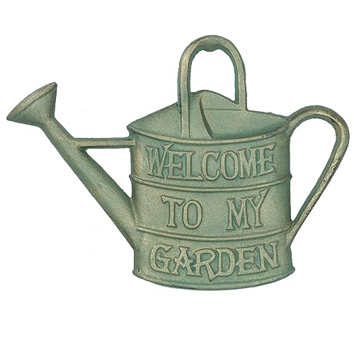 AB Tools Welcome to My Garden Watering Can Cast Iron