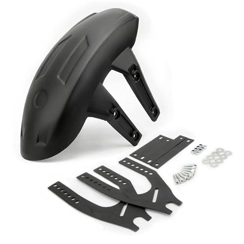 Garde-boue arrière moto réglable noir pour stopper les éclaboussures de roue