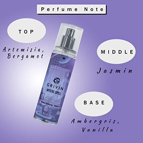 Image of Combo of (Joyfull, Mystic Spell, River Heaven, Amuse) Body Perfume (each 100 ML)