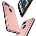 Teelevo Wallet Case for Google Pixel 2 XL, Dual Layer Case with Card Slot Holder and Kickstand for Google Pixel 2 XL - Rose Gold